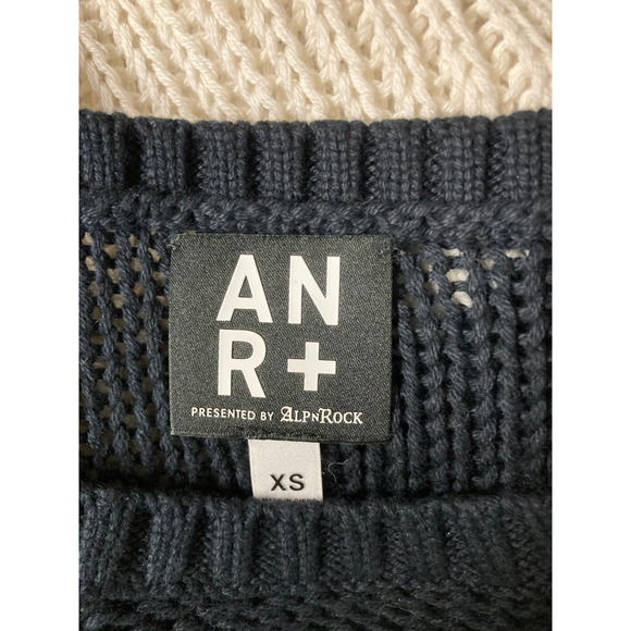 Alp N Rock ANR+ Black White Organic Cotton Stripe Sweater Size XS Cozy - Picture 4 of 4